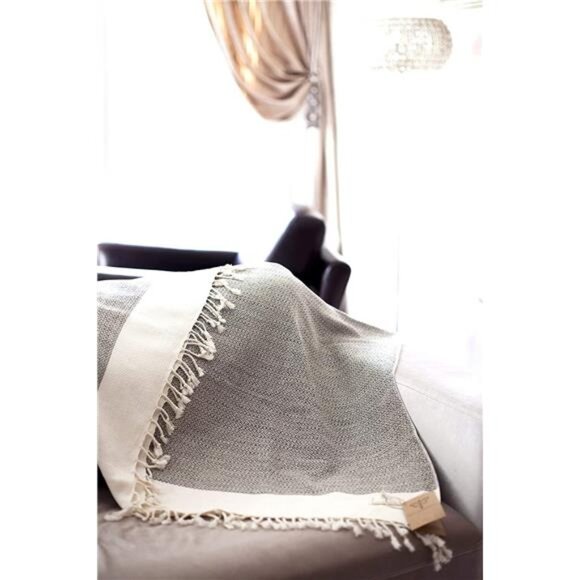 COTTON Throw Blanket Vintage Series, 50x60 inch, Outdoor - Picture 2 of 7